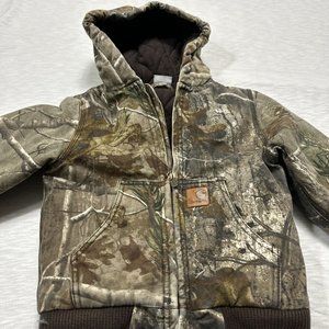 Toddler Carhartt Camo Jacket XXS 4-5 Youth